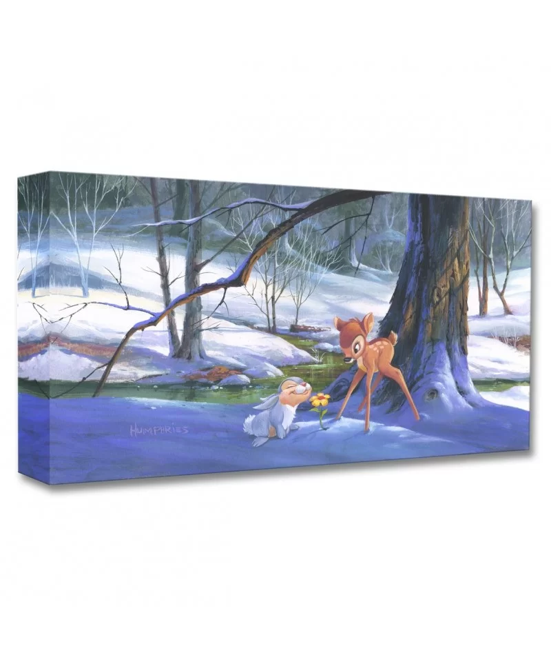 Bambi ''First Hint of Spring'' Giclée by Michael Humphries $43.19 COLLECTIBLES