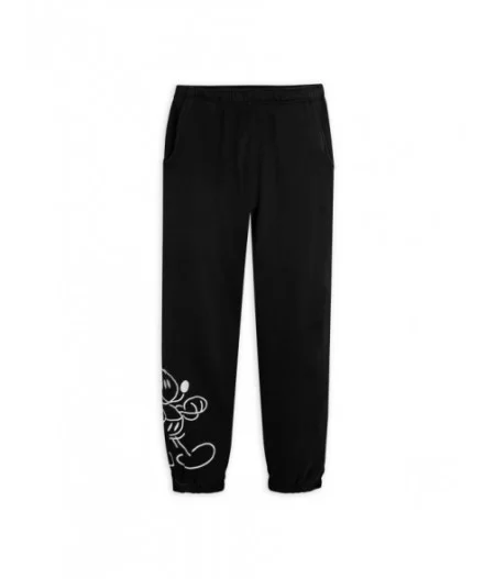 Mickey Mouse Genuine Mousewear Sweatpants for Adults – Black $16.12 MEN