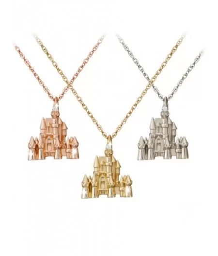 Disney Castle Necklace – 18 Karat Gold and Diamond $876.00 ADULTS