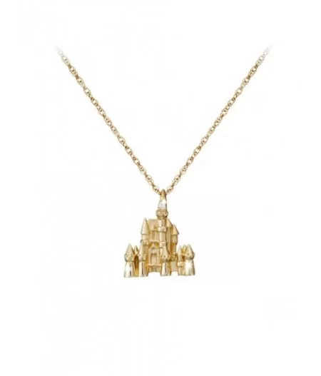 Disney Castle Necklace – 18 Karat Gold and Diamond $876.00 ADULTS