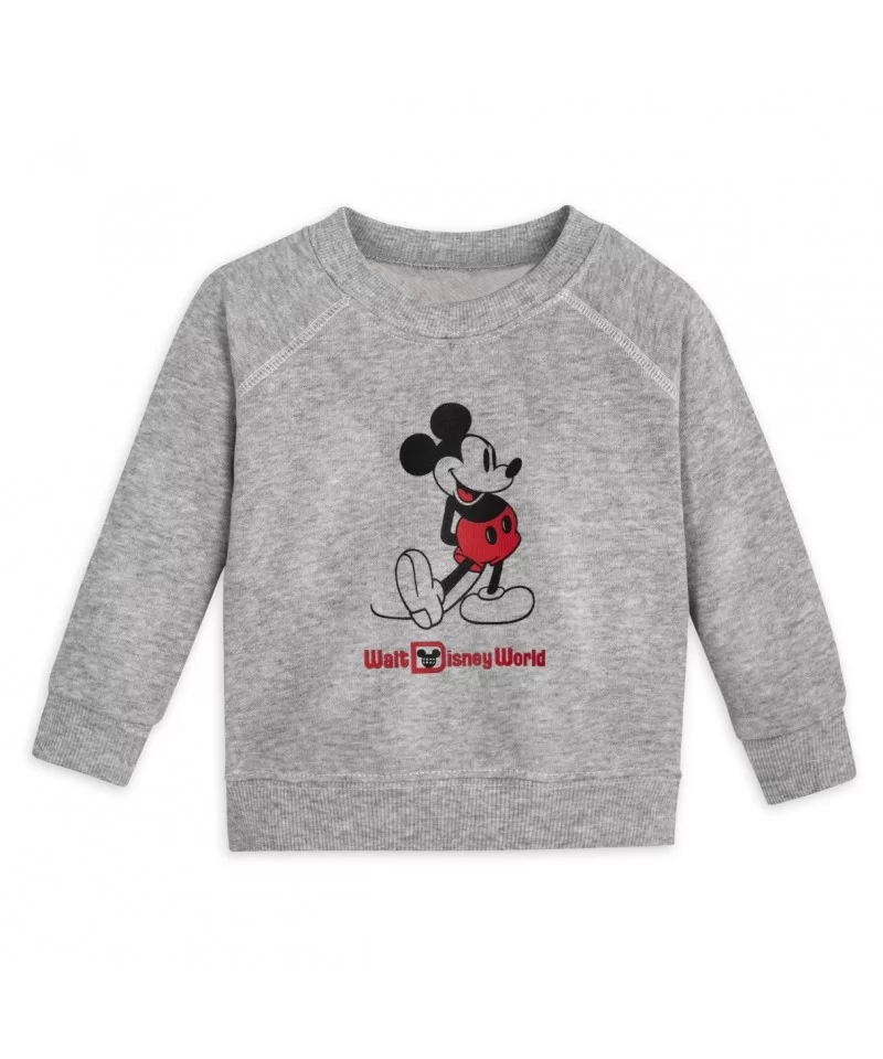 Mickey Mouse Classic Sweatshirt for Baby – Walt Disney World – Gray $6.69 BOYS