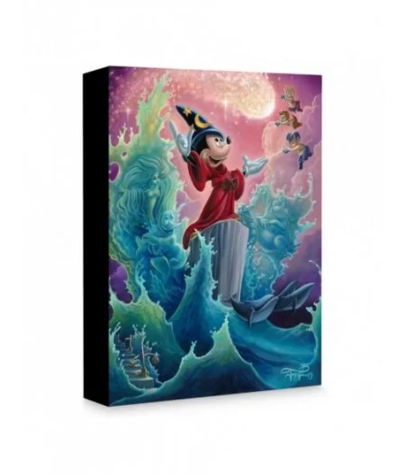 Sorcerer Mickey Mouse ''The Sorcerer's Finale'' Giclée on Canvas by Jared Franco $51.58 HOME DECOR