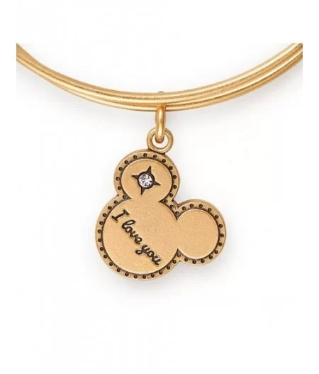 Mickey Mouse Icon ''I Love You'' Bangle by Alex and Ani $12.32 ADULTS